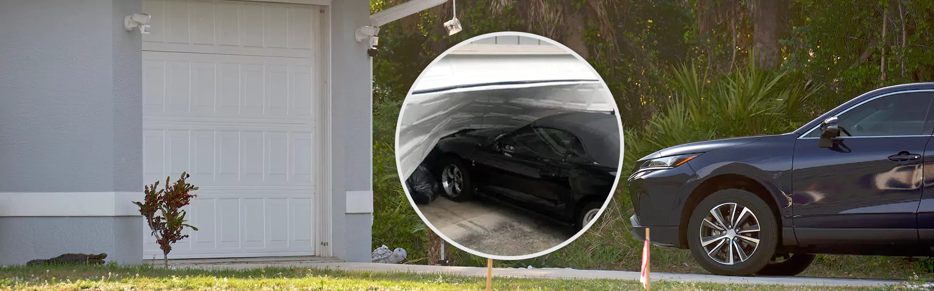 Garage Door Got Hit By A Car Port St Lucie, FL | Car Hit Garage Door ...