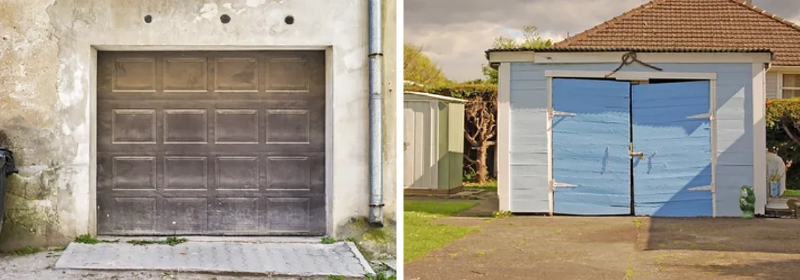 Rotten Steel Garage Door Repair in Port St Lucie